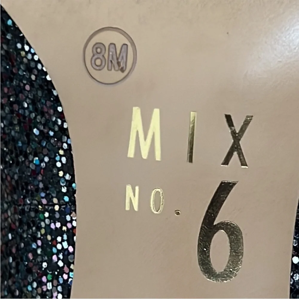 Mix No. 6 Danyah Glitter Pumps Size 8